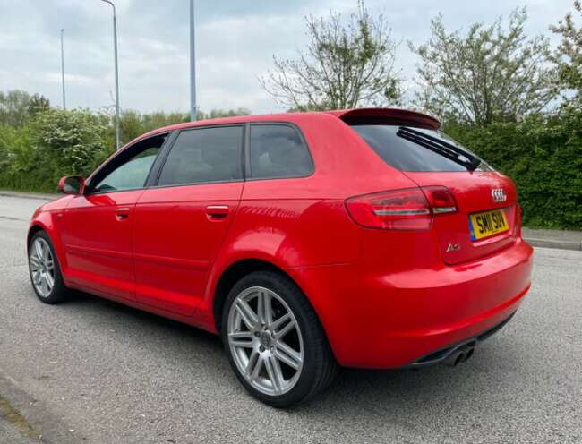 2011 Audi A3 2.0 TDI S-Line 170 Sportback 5dr Hatchback Red